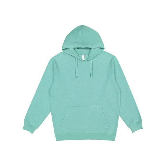 LAT B06538995 Elevated Fleece Basic Hoodie, Saltwater - Large