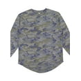 thumbnail image 1 of LAT B07038983 Women Weekend Fleece Crewneck Sweatshirt, Vintage Camo - Small, 1 of 5