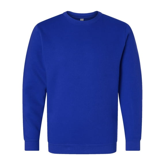 LAT B07338755 Elevated Fleece Crewneck Sweatshirt, Royal - Large