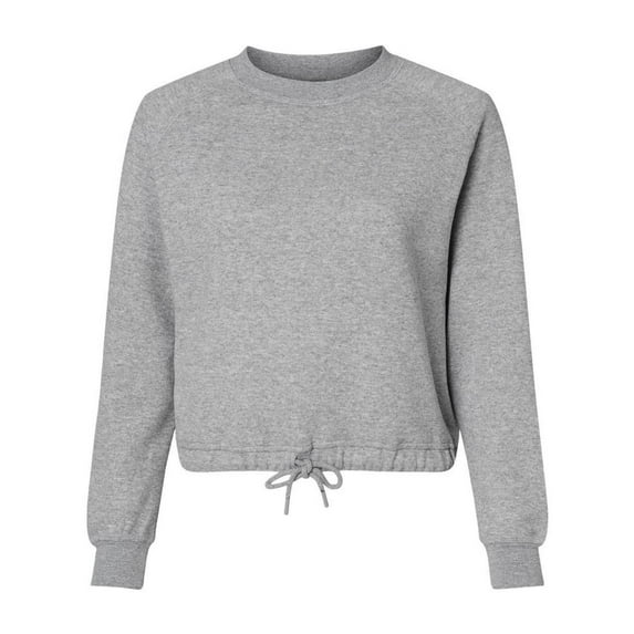 LAT Women�'s Relaxed 3-End Boxy Fleece Crewneck Sweatshirt