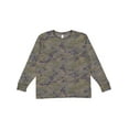 thumbnail image 1 of LAT B31438995 Youth Fine Jersey Long Sleeve T-Shirt, Vintage Camo - Large, 1 of 5