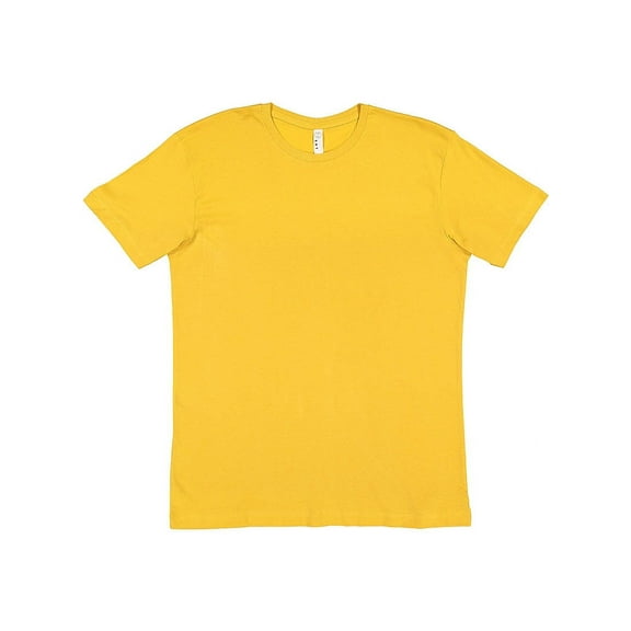 LAT B38038102 Youth Fine Jersey T-Shirt, Mustard - Extra Small