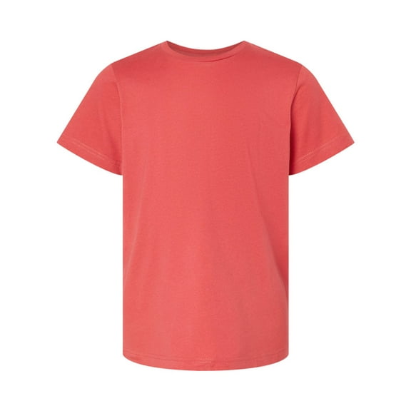 LAT B38038343 Youth Fine Jersey T-Shirt, Passionfruit - Small