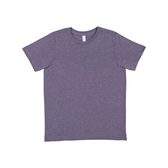 LAT B38038483 Youth Fine Jersey T-Shirt, Bermuda Blackout - Small