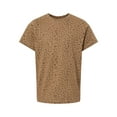 thumbnail image 1 of LAT B38038843 Youth Fine Jersey T-Shirt, Brown Leopard - Small, 1 of 2