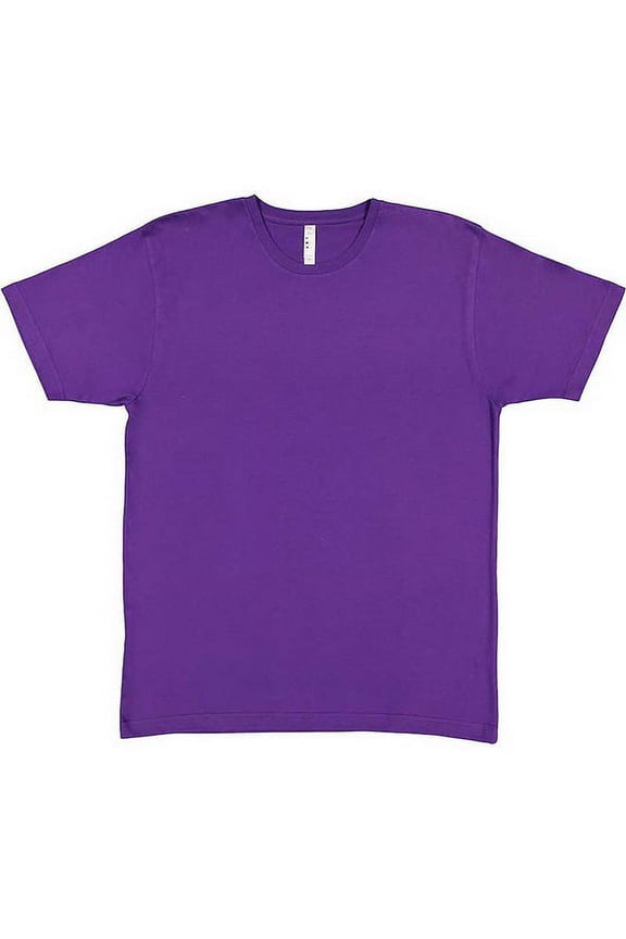 LAT B38038922 Youth Fine Jersey T-Shirt, Pro Purple - Extra Small