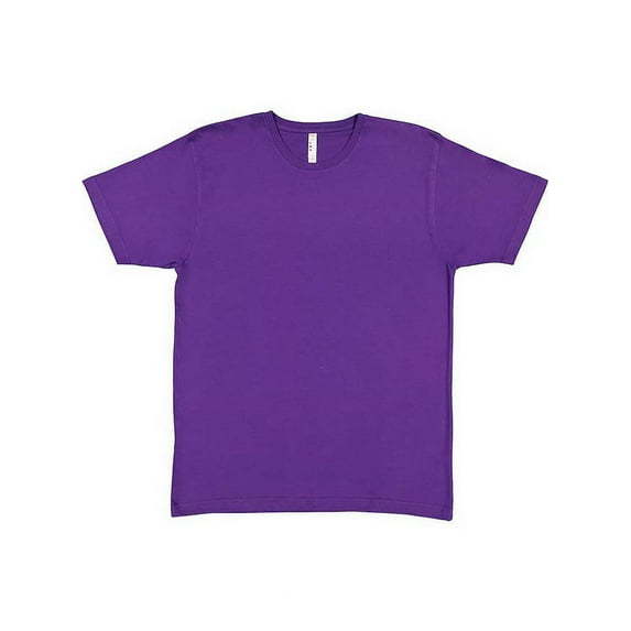 LAT B38038923 Youth Fine Jersey T-Shirt, Pro Purple - Small