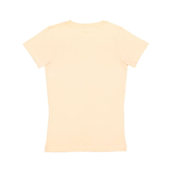 LAT B39538982 Girls Fine Jersey T-Shirt, Peachy - Extra Small