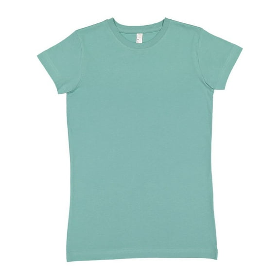 LAT B50338983 Women Fitted Fine Jersey T-Shirt, Saltwater - Small