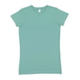 thumbnail image 1 of LAT B50338985 Women Fitted Fine Jersey T-Shirt, Saltwater - Large, 1 of 1