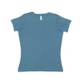 thumbnail image 1 of LAT B87238105 Women Fine Jersey T-Shirt, Bermuda Blackout - Large, 1 of 1