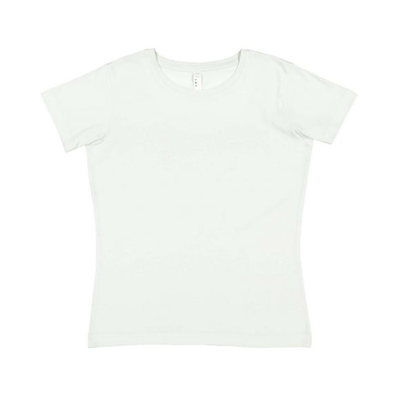 LAT B87238162 Women Fine Jersey T-Shirt, Honeydew - Extra Small