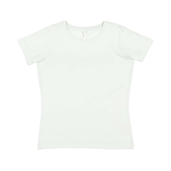 LAT B87238163 Women Fine Jersey T-Shirt, Honeydew - Small