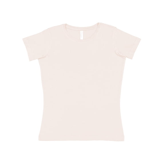 LAT B87238342 Women Fine Jersey T-Shirt, Blush - Extra Small