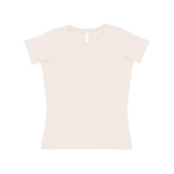 LAT B87238346 Women Fine Jersey T-Shirt, Blush - Extra Large