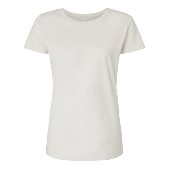 LAT B87238378 Women Fine Jersey T-Shirt, Porcelain - 3XL