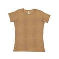 thumbnail image 1 of LAT B87238577 Women Fine Jersey T-Shirt, Brown Reptile - 2XL, 1 of 1