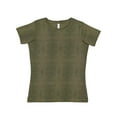 thumbnail image 1 of LAT B87238594 Women Fine Jersey T-Shirt, Green Reptile - Medium, 1 of 1