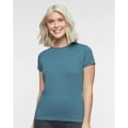 thumbnail image 1 of LAT B87238932 Women Fine Jersey T-Shirt, Surf Blackout - Extra Small, 1 of 1
