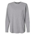 thumbnail image 1 of LAT B93638582 Women Fine Jersey Long Sleeve T-Shirt, Heather - Small, 1 of 3