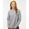 thumbnail image 1 of LAT B93638652 Women Fine Jersey Long Sleeve T-Shirt, Denim - Small, 1 of 1