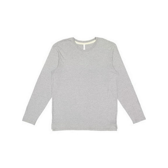 LAT B96338356 Fine Jersey Long Sleeve T-Shirt, Heather - Extra Large