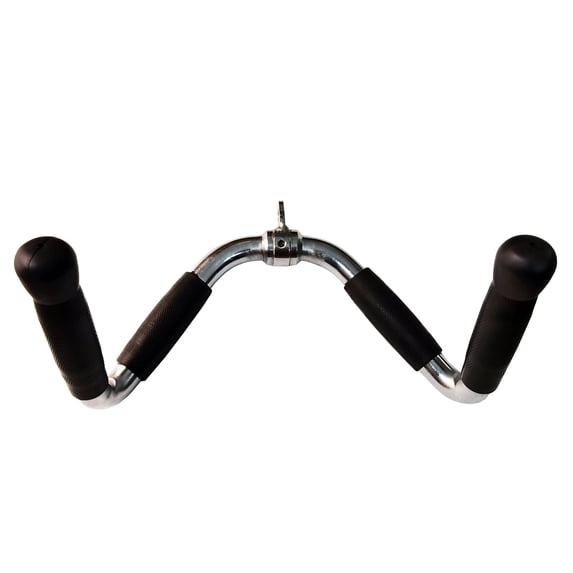 qibylift Heavy Duty Alloy Steel LAT Bar Curl Pulldown Tricep Press Down Cable Machine Attachment