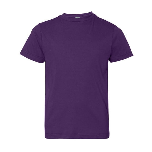 LAT Big Boy's Fine Ribbed Collar Fine Jersey T-Shirt, Style 6101