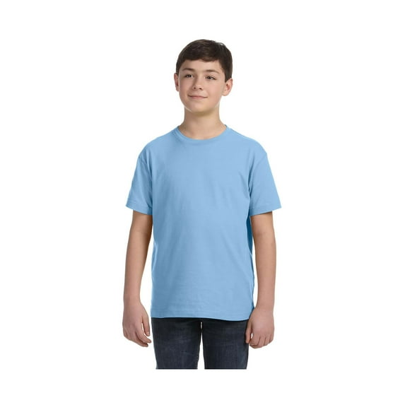 LAT Big Boy's Fine Ribbed Collar Fine Jersey T-Shirt, Style 6101