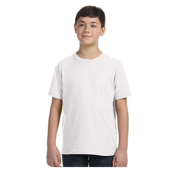 LAT Big Boy's Fine Ribbed Collar Fine Jersey T-Shirt, Style 6101