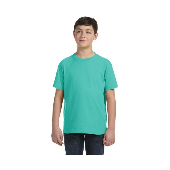 LAT Big Boy's Fine Ribbed Collar Fine Jersey T-Shirt, Style 6101