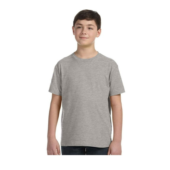 LAT Big Boy's Fine Ribbed Collar Fine Jersey T-Shirt, Style 6101