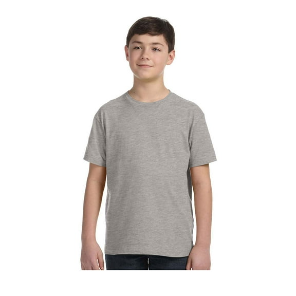 LAT Big Boy's Fine Ribbed Collar Fine Jersey T-Shirt, Style 6101