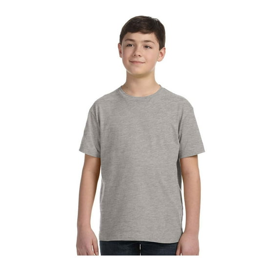 LAT Big Boy's Fine Ribbed Collar Fine Jersey T-Shirt, Style 6101