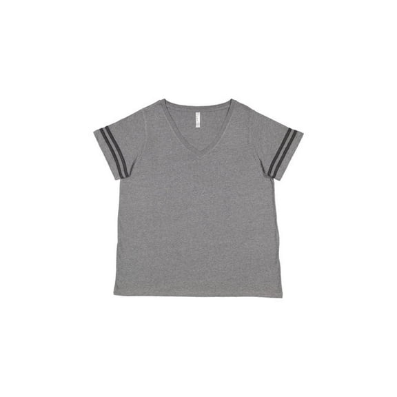 LAT Curvy Collection Women's Vintage Football T-Shirt Size up to 4 - 26/28