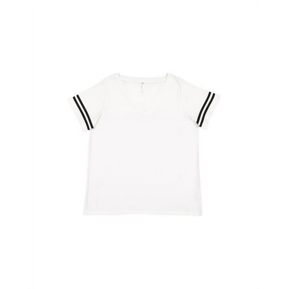 LAT Curvy Collection Women's Vintage Football T-Shirt Size up to 4 - 26/28