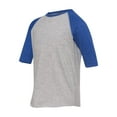 thumbnail image 1 of LAT Drop Ship Youth Vintage Baseball T-Shirt, Medium, VINTAGE HTR/VIN ROYAL, 1 of 4