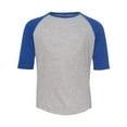 thumbnail image 1 of LAT Drop Ship Youth Vintage Baseball T-Shirt, XS, VINTAGE HTR/VIN ROYAL, 1 of 4