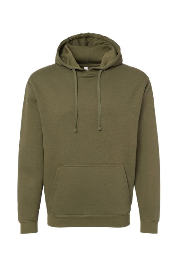 LAT - Elevated Basic Hoodie - 6926 - Military Green - Size: S