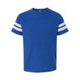 thumbnail image 1 of LAT Fine Jersey Football Tee (6137) Vintage Royal/Blended White, XS, 1 of 5