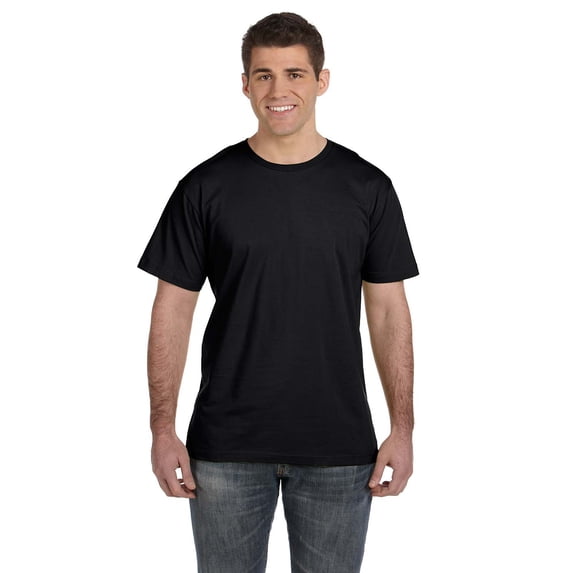LAT - Fine Jersey Tee - 6901, Black, M, Pack Of 3, Mens T-Shirts