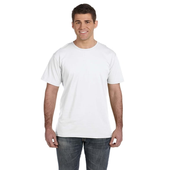 LAT - Fine Jersey Tee - 6901, White, XL, Pack Of 10, Mens T-Shirts