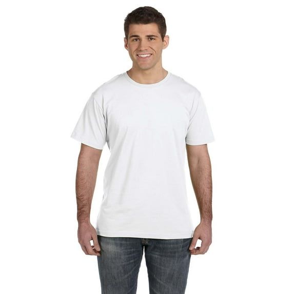 LAT - Fine Jersey Tee - 6901, White, XL, Pack Of 6, Mens T-Shirts