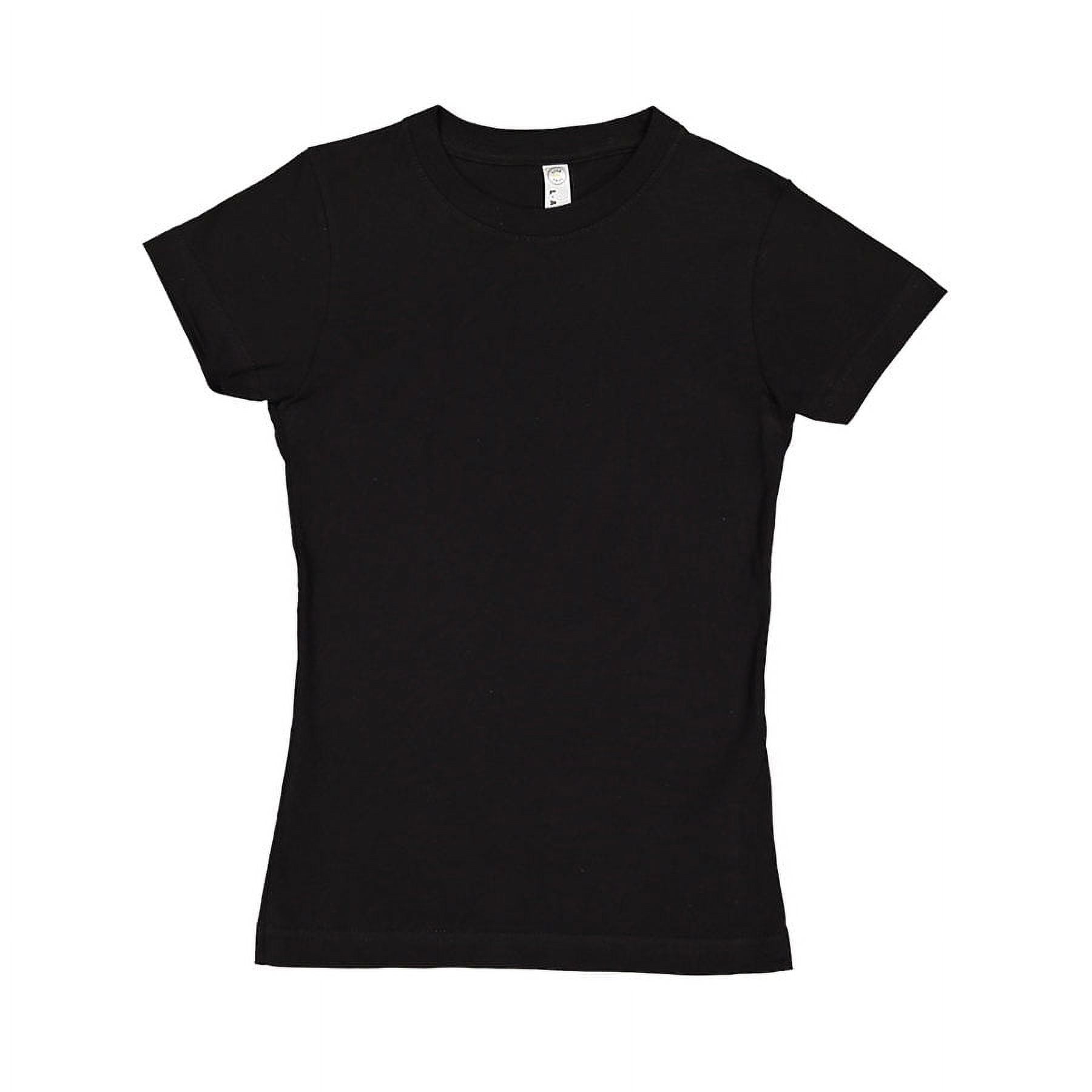 LAT Girl's 100% Combed Ringspun Cotton Fine Jersey, Active