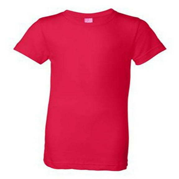 LAT Girl's Short Sleeve Fine Jersey Tee