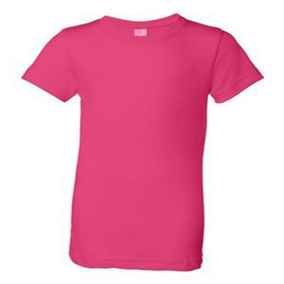 LAT Girl's Short Sleeve Fine Jersey Tee