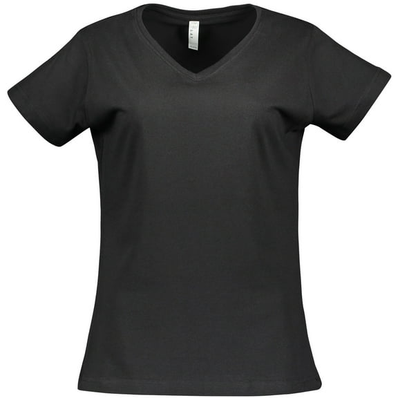 LAT Juniors V Neck Longer Length T Shirt