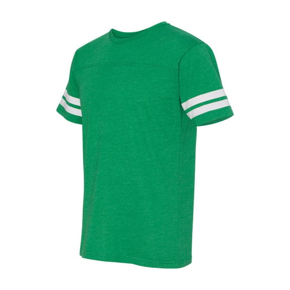 LAT Men's Fine Jersey Crew Neck Short Sleeve Football Tee, Vintage Camo/Vintage Smoke, 3X