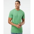 thumbnail image 1 of LAT Men's Harborside Mélange Crew Neck Short Sleeve Jersey Tee, Papaya Melange, Medium, 1 of 2