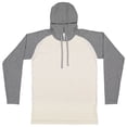 thumbnail image 1 of LAT Men's Hooded Raglan Long Sleeve Fine Jersey T-Shirt, 1 of 1